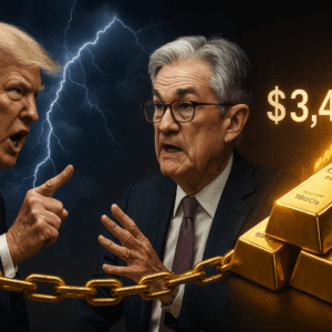 Gold Surges as Trump-Powell Feud Fuels Fed Fears